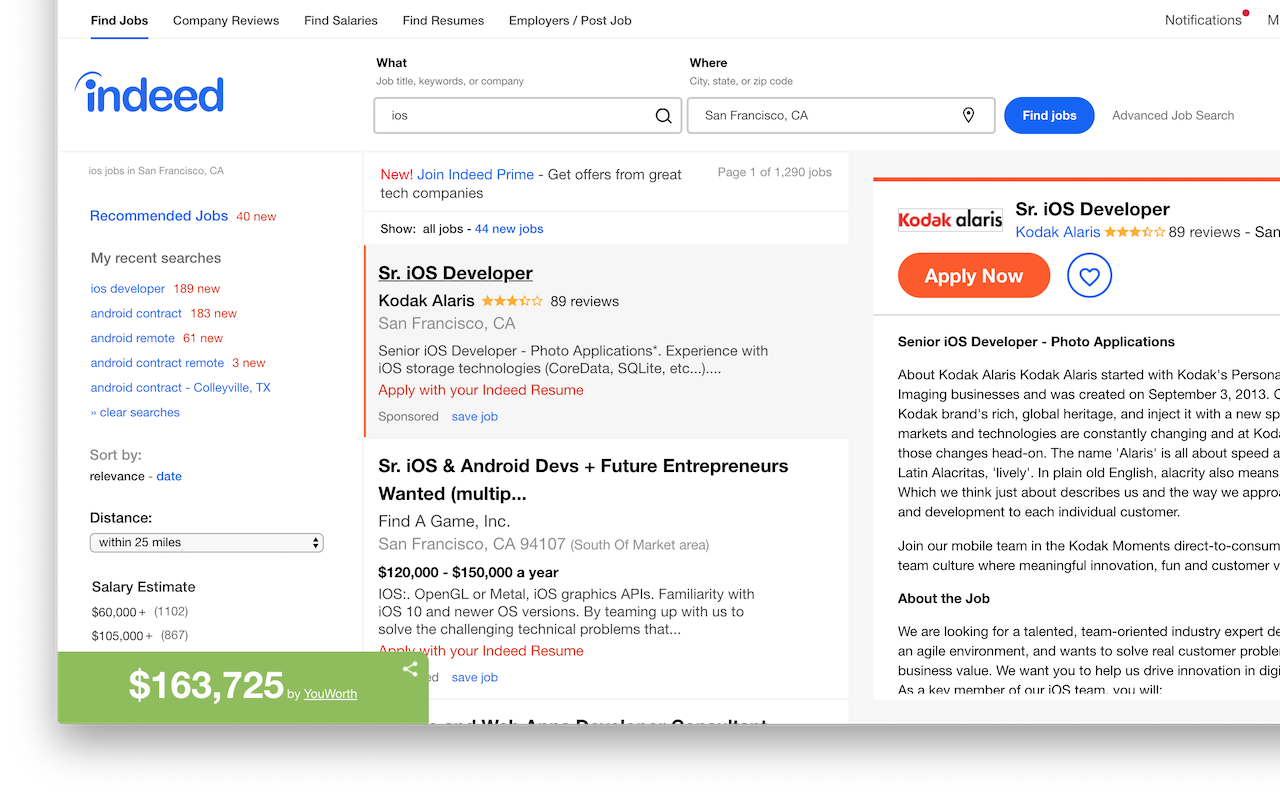 YouWorth: Money, Jobs, & Salary chrome谷歌浏览器插件_扩展第1张截图