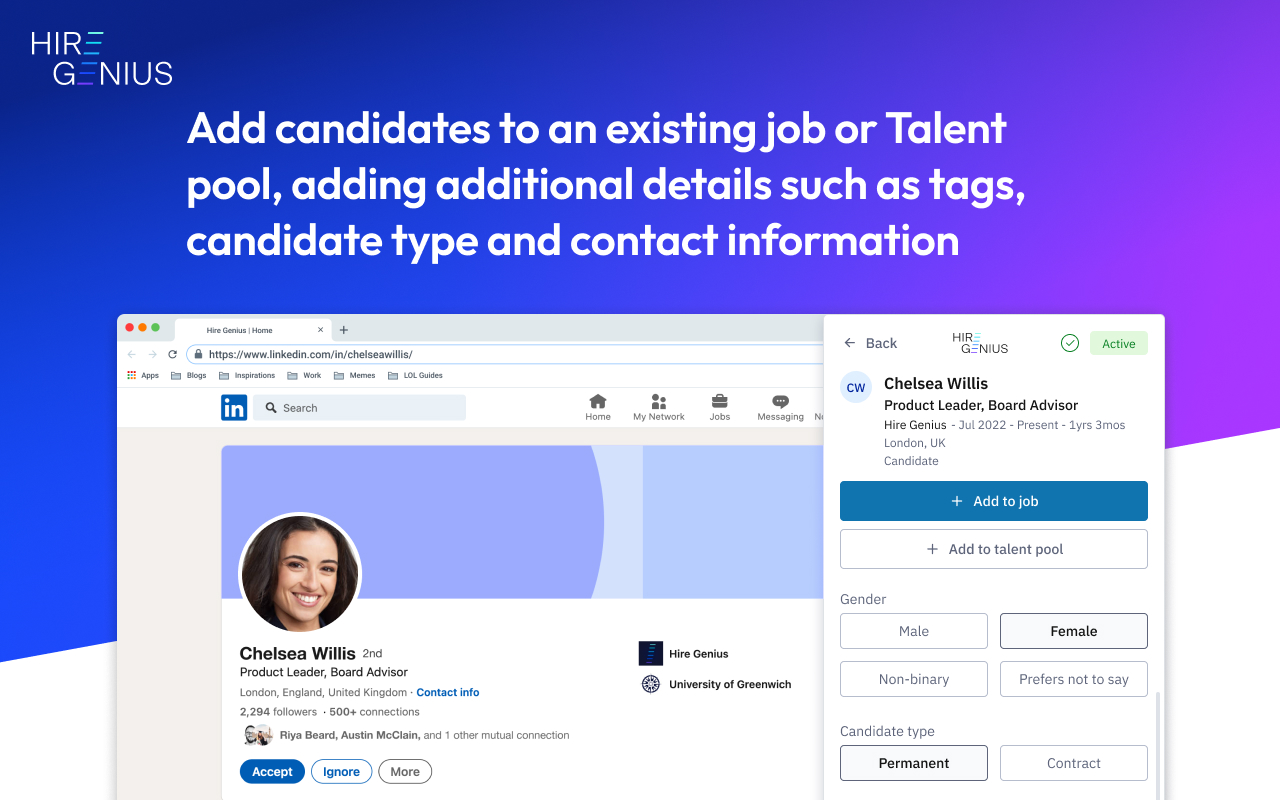 Hire Genius Sync chrome谷歌浏览器插件_扩展第1张截图