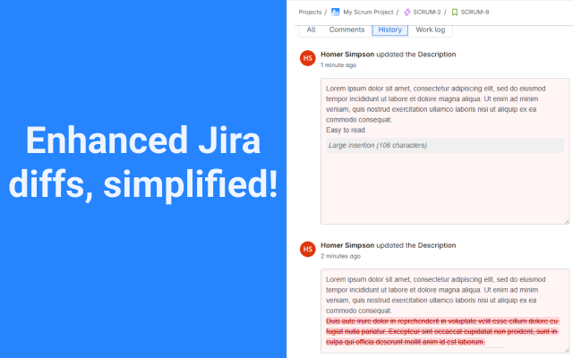 Jira Diff Highlighter chrome谷歌浏览器插件_扩展第1张截图