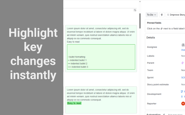 Jira Diff Highlighter chrome谷歌浏览器插件_扩展第3张截图