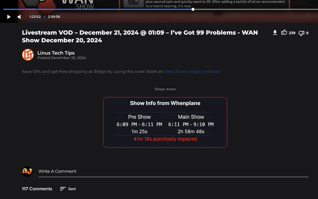 Whenplane Widget chrome谷歌浏览器插件_扩展第1张截图