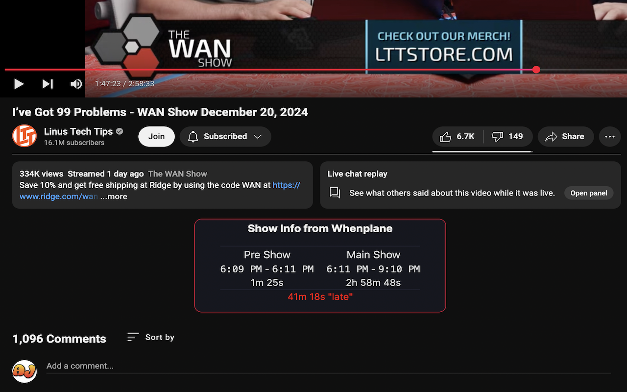 Whenplane Widget chrome谷歌浏览器插件_扩展第3张截图