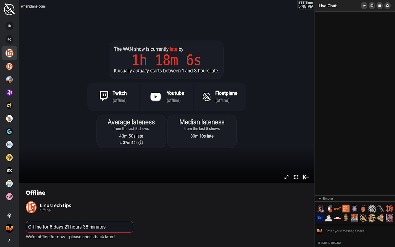 Whenplane Widget chrome谷歌浏览器插件_扩展第4张截图