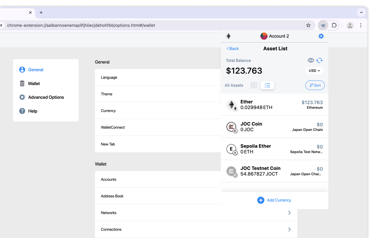 G.U. Wallet chrome谷歌浏览器插件_扩展第3张截图