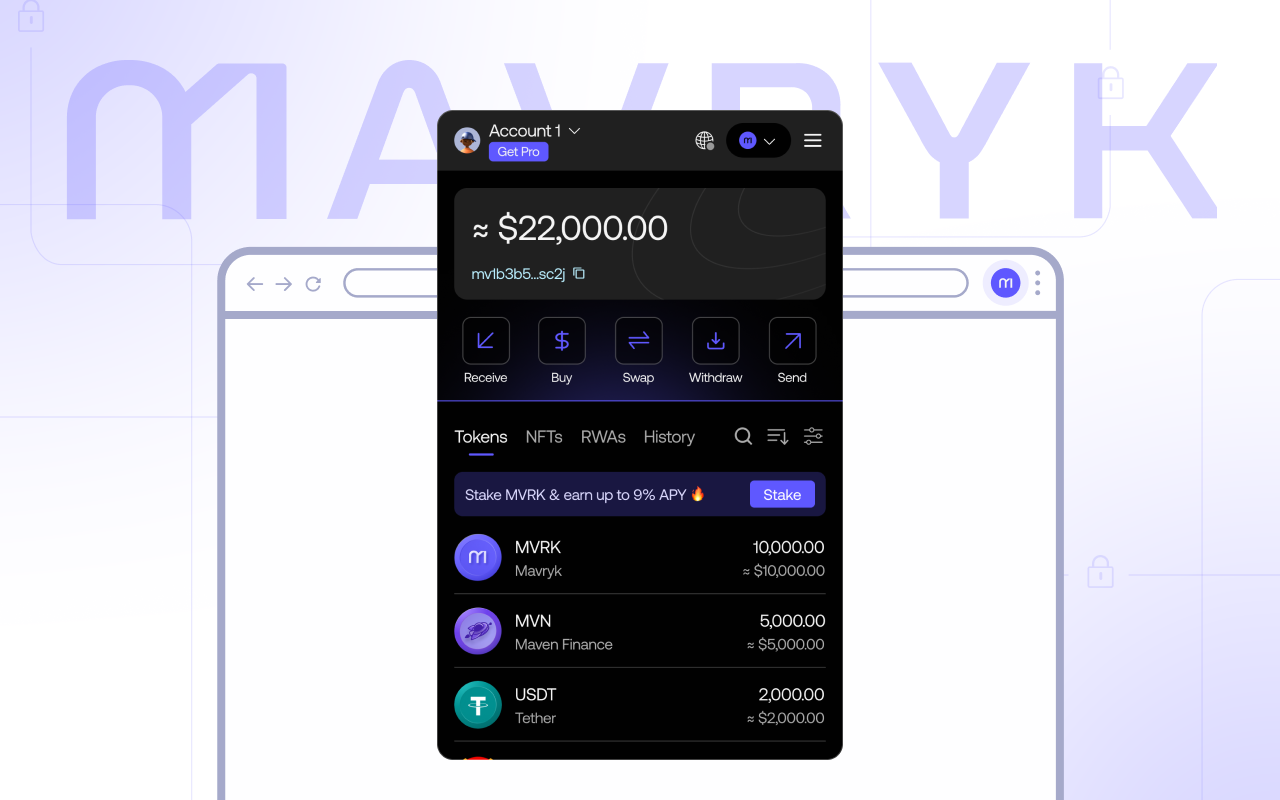 Mavryk Wallet chrome谷歌浏览器插件_扩展第1张截图