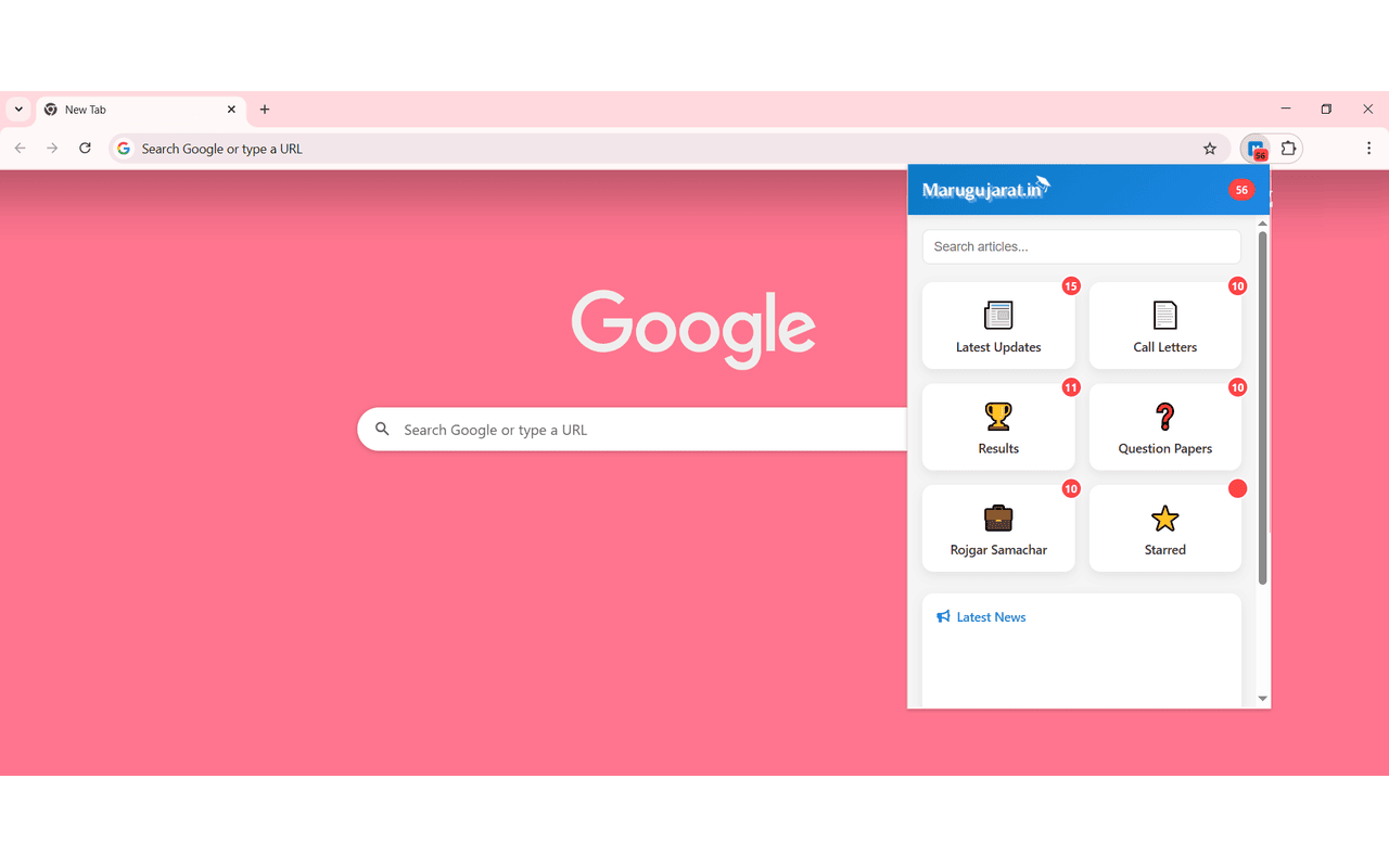 Maru Gujarat Feed Reader chrome谷歌浏览器插件_扩展第2张截图