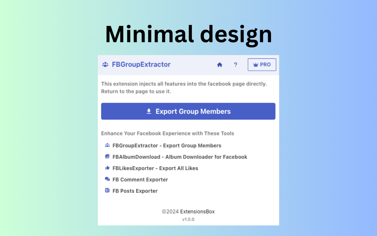 FB Group Scraper - Facebook Group Data Extractor chrome谷歌浏览器插件_扩展第1张截图