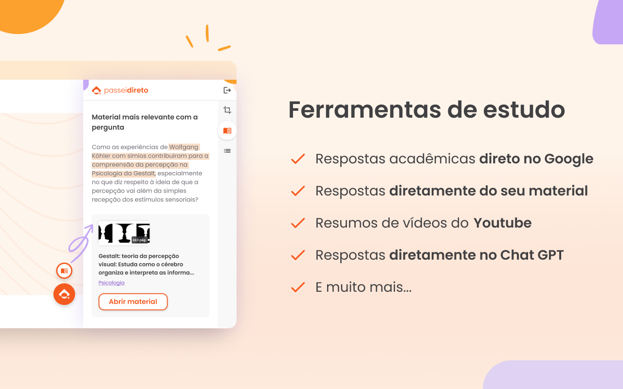 Passei Direto – Ferramentas de Estudo chrome谷歌浏览器插件_扩展第2张截图