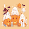 Halloween Cinnamoroll Pumpkins Spooky Cute Live Wallpaper