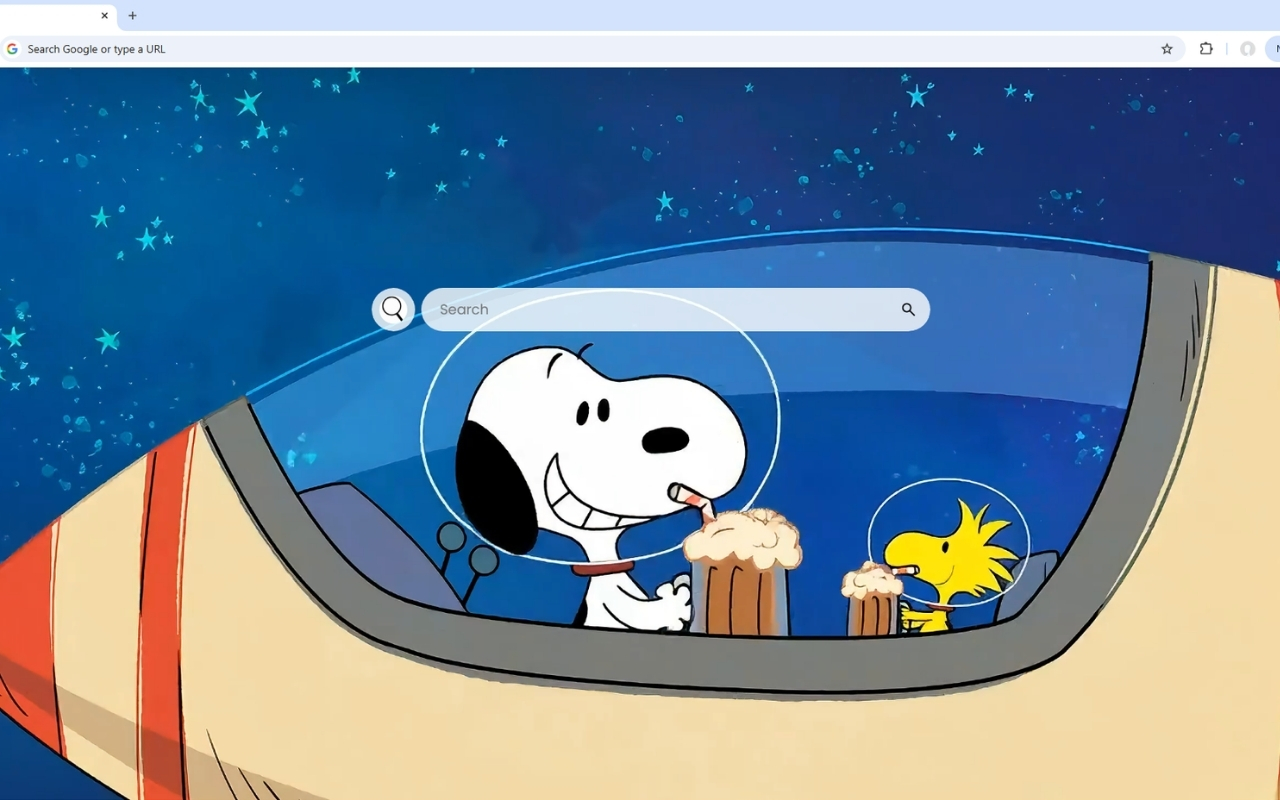 Snoopy and Woodstock Live Wallpaper chrome谷歌浏览器插件_扩展第4张截图