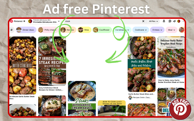 Pinterest Without Ads chrome谷歌浏览器插件_扩展第2张截图