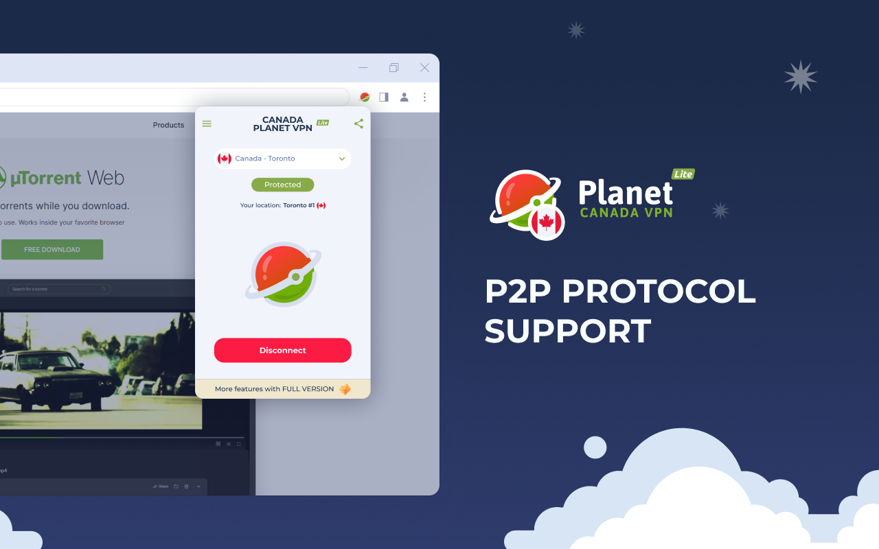  Canada - Planet  lite Proxy chrome谷歌浏览器插件_扩展第2张截图