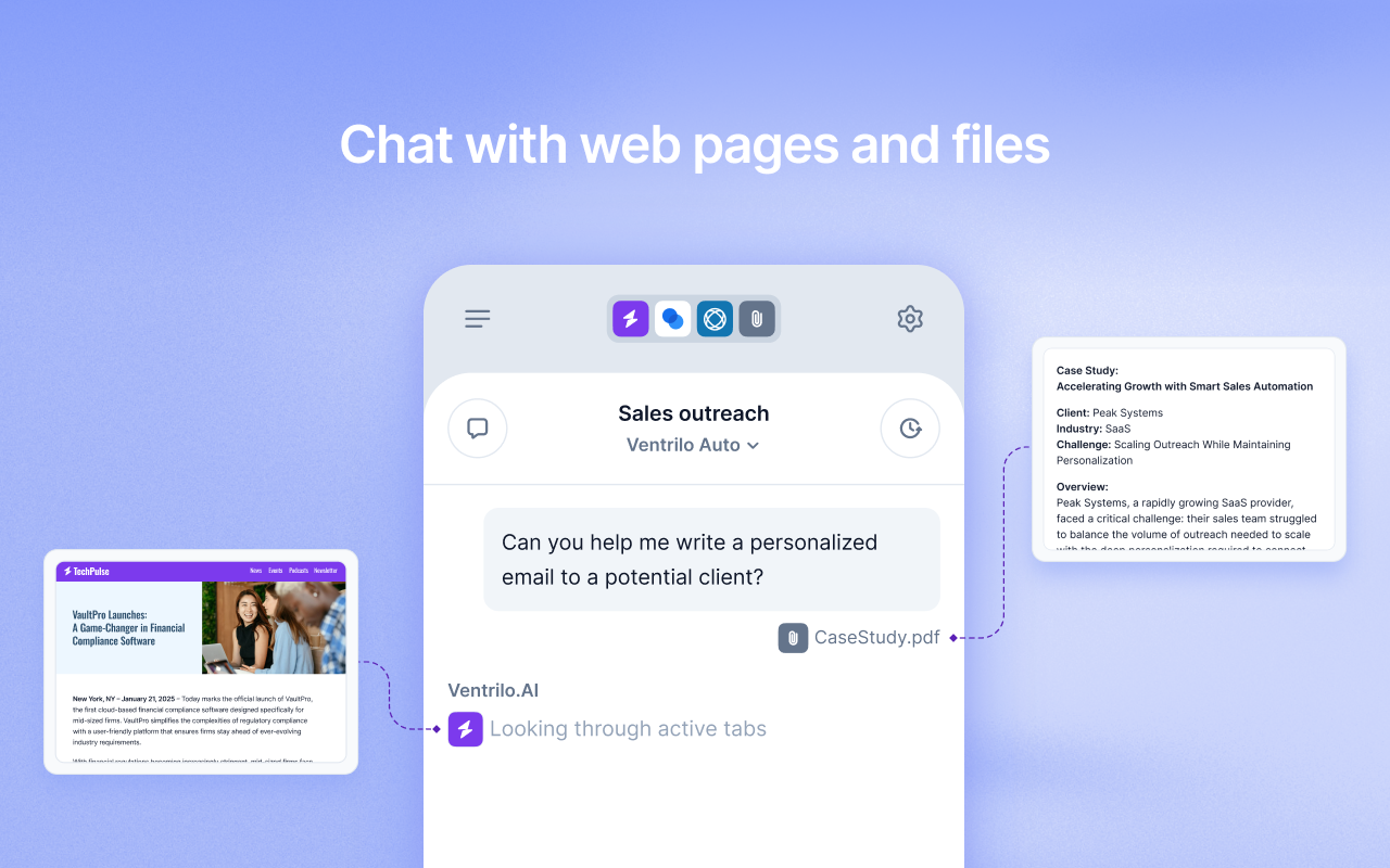 Ventrilo.ai: Instant AI Writing chrome谷歌浏览器插件_扩展第3张截图