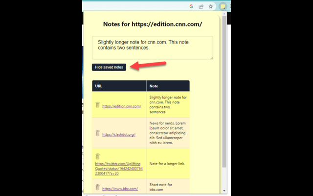 Note Saver chrome谷歌浏览器插件_扩展第3张截图