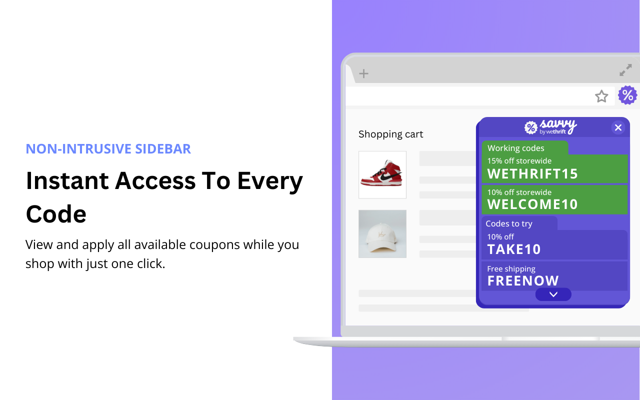 Savvy by Wethrift chrome谷歌浏览器插件_扩展第4张截图