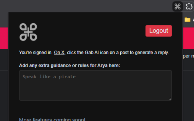 Gab AI chrome谷歌浏览器插件_扩展第4张截图