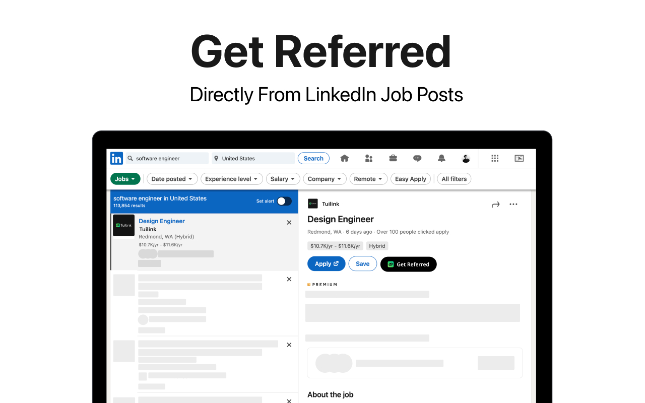 Tuilink - Get Referred for Any Job chrome谷歌浏览器插件_扩展第1张截图