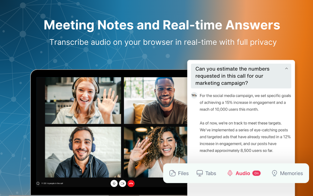 TwinMind - Chat with Tabs, Meeting Notes, Ask Anything chrome谷歌浏览器插件_扩展第2张截图