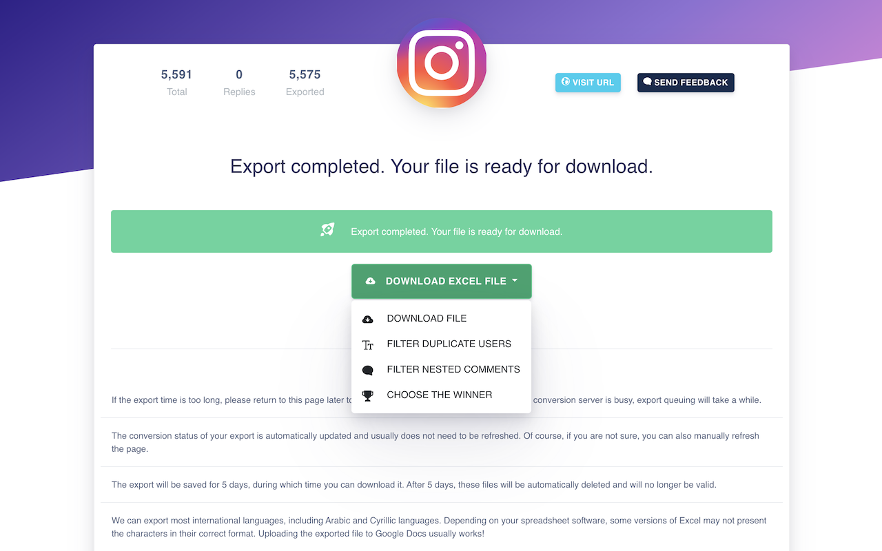 exportcomments.com chrome谷歌浏览器插件_扩展第3张截图