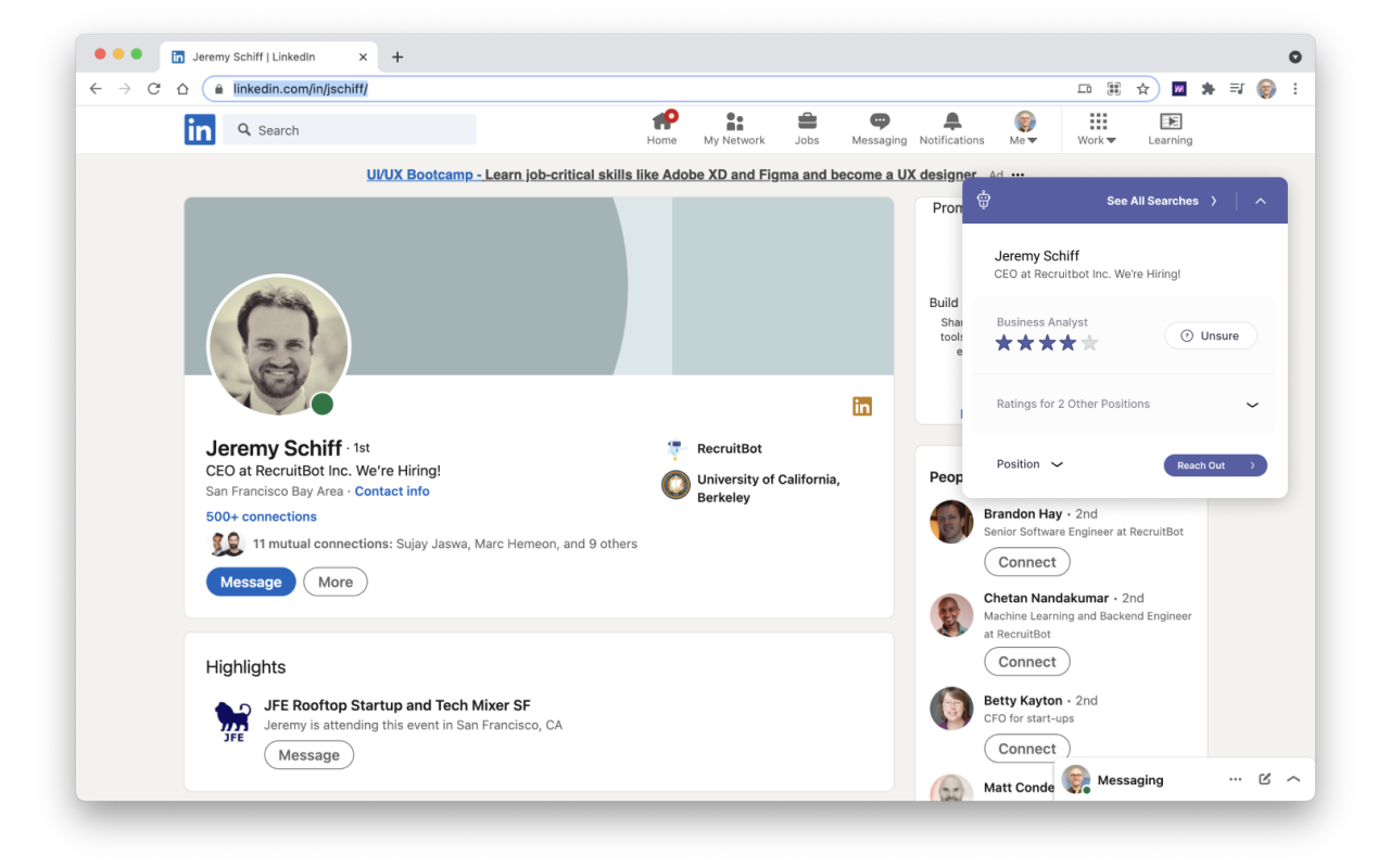 RecruitBot Extension chrome谷歌浏览器插件_扩展第1张截图