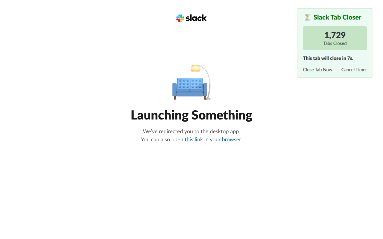 Slack Tab (Webpage) Closer chrome谷歌浏览器插件_扩展第1张截图