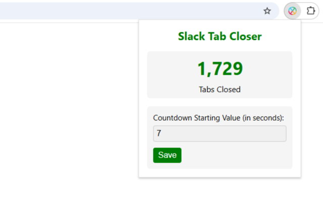 Slack Tab (Webpage) Closer chrome谷歌浏览器插件_扩展第2张截图