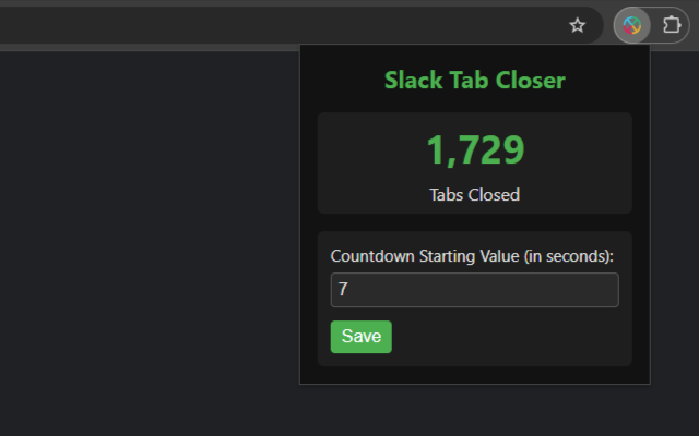 Slack Tab (Webpage) Closer chrome谷歌浏览器插件_扩展第3张截图