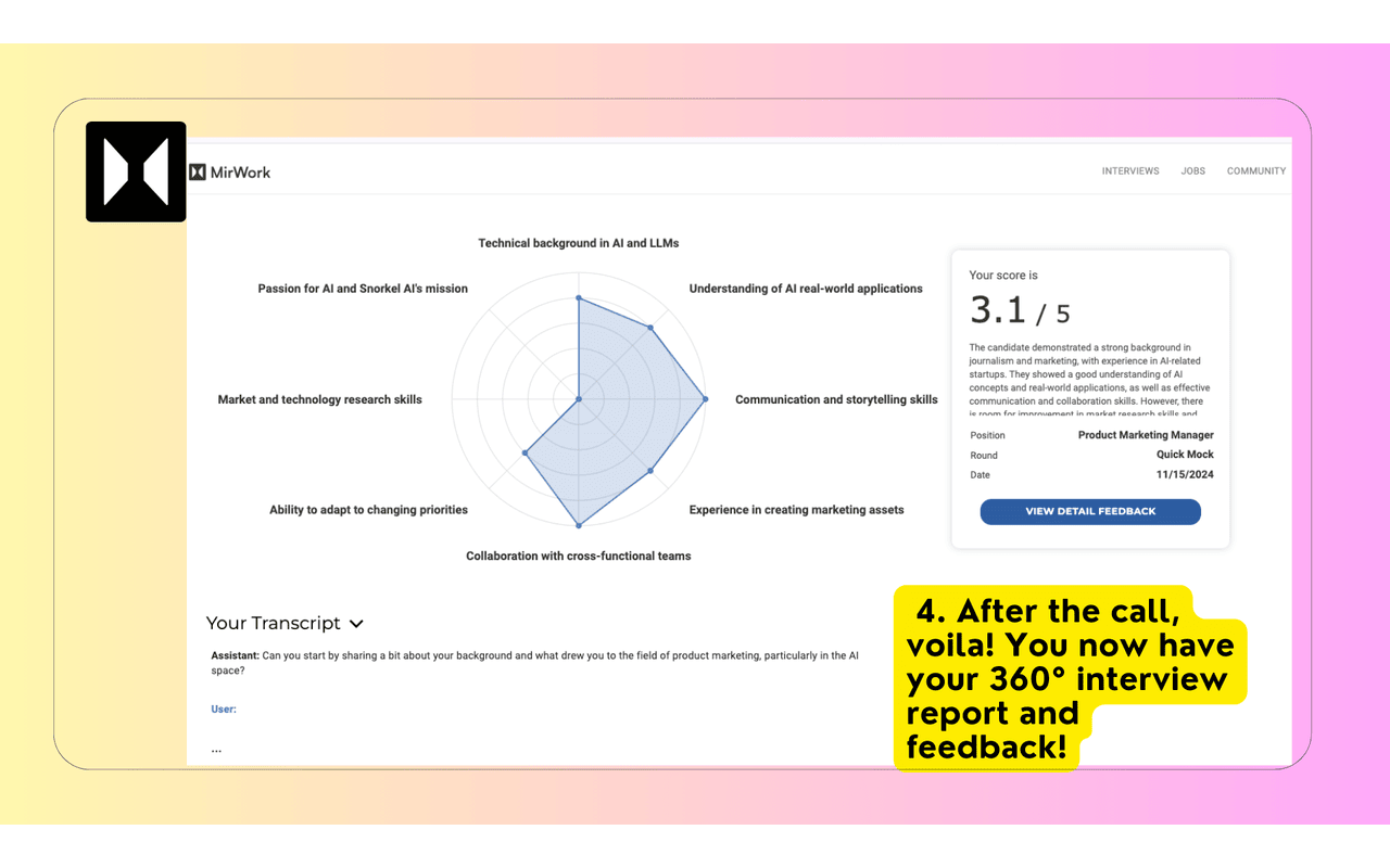 AI Interviewer MIR by MirWork chrome谷歌浏览器插件_扩展第4张截图