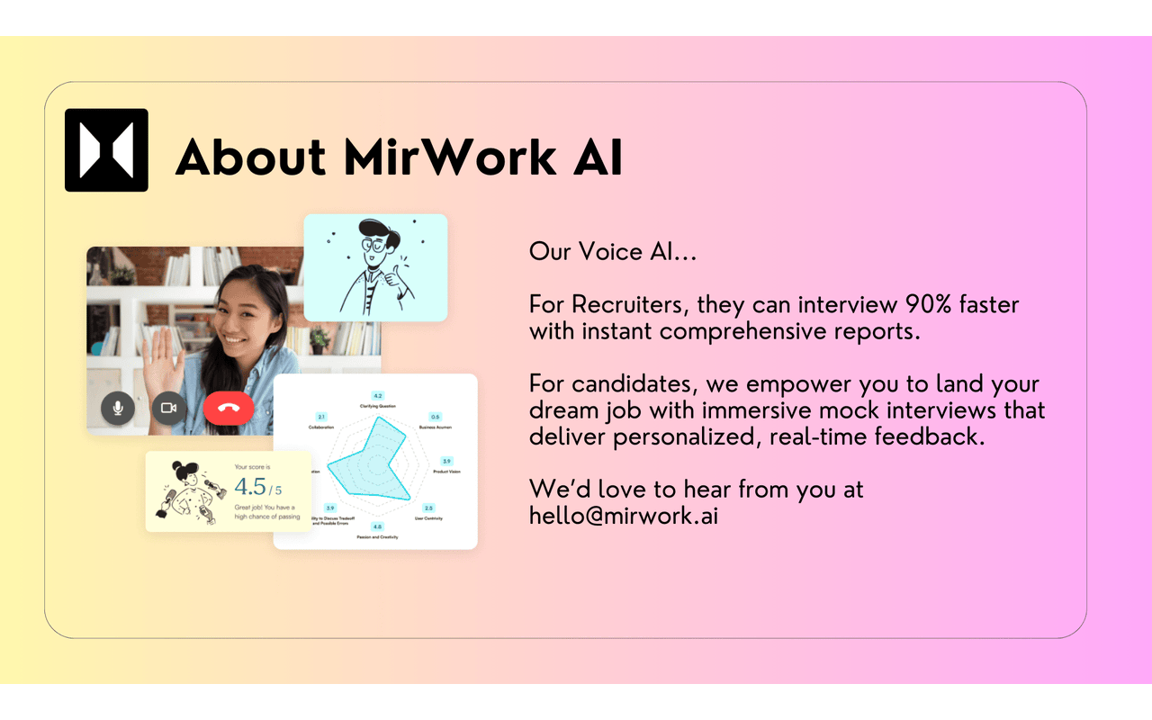 AI Interviewer MIR by MirWork chrome谷歌浏览器插件_扩展第5张截图