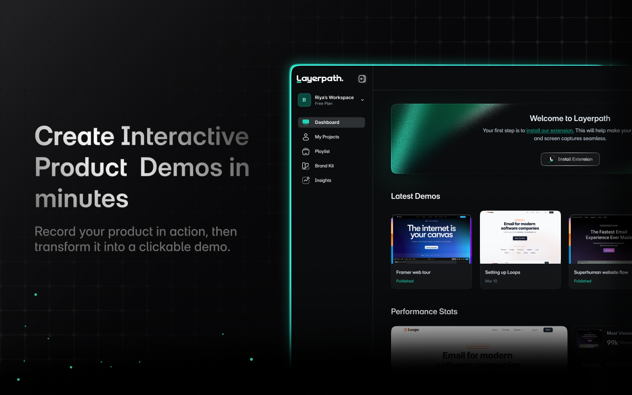 Layerpath - Create Interactive Product Demos chrome谷歌浏览器插件_扩展第3张截图