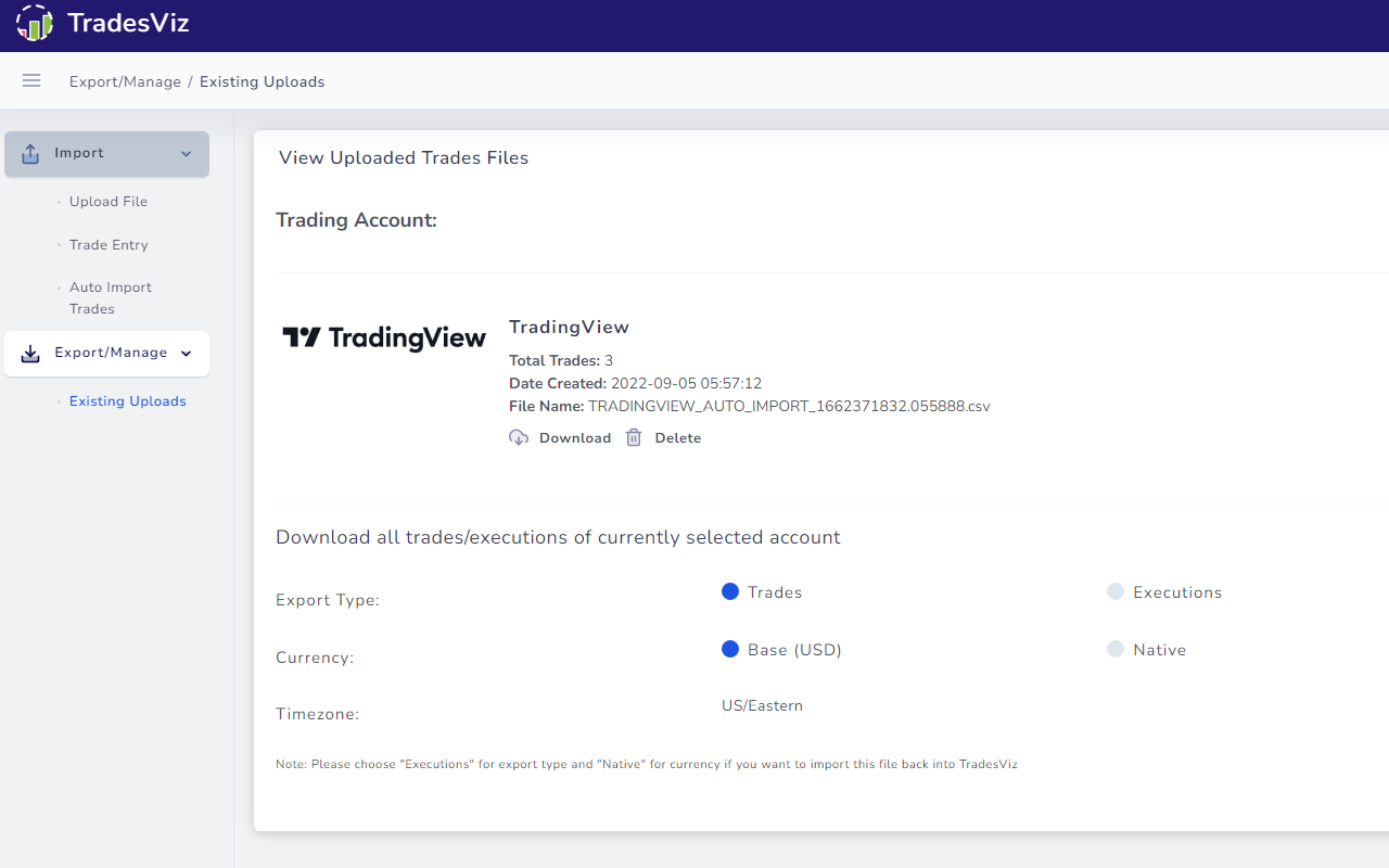 TradesViz: Sync Trades chrome谷歌浏览器插件_扩展第4张截图