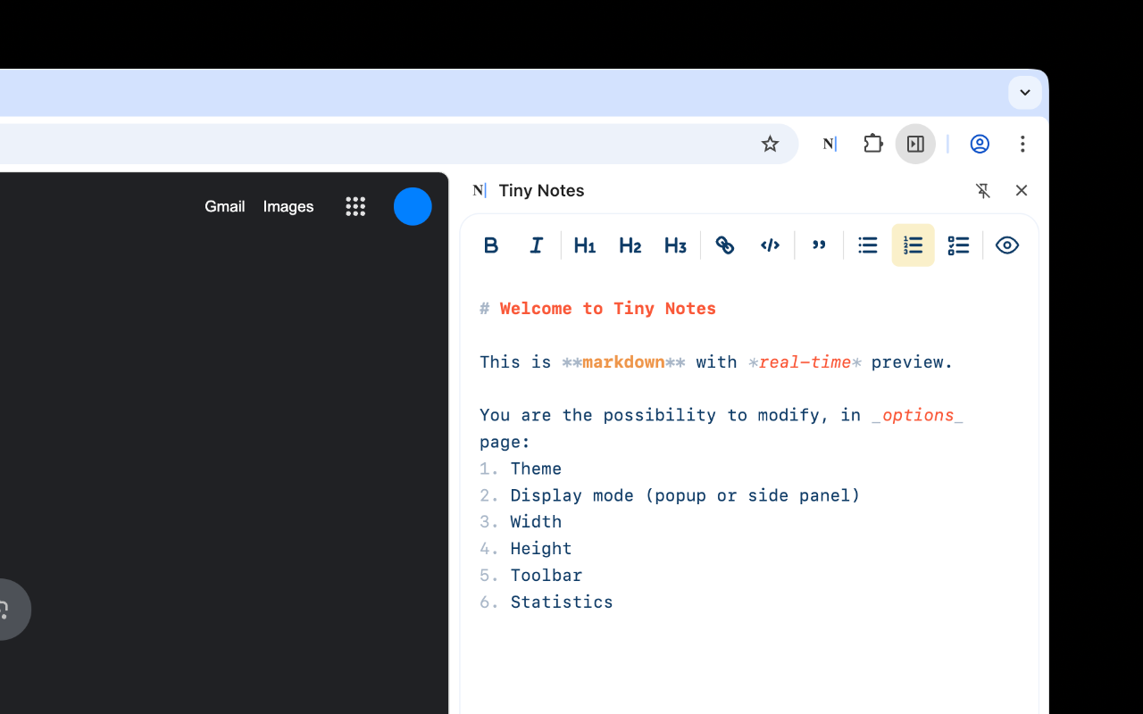 Tiny Notes chrome谷歌浏览器插件_扩展第4张截图