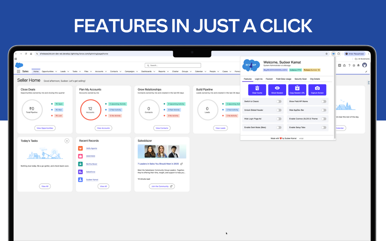 Salesforce Revamp chrome谷歌浏览器插件_扩展第4张截图