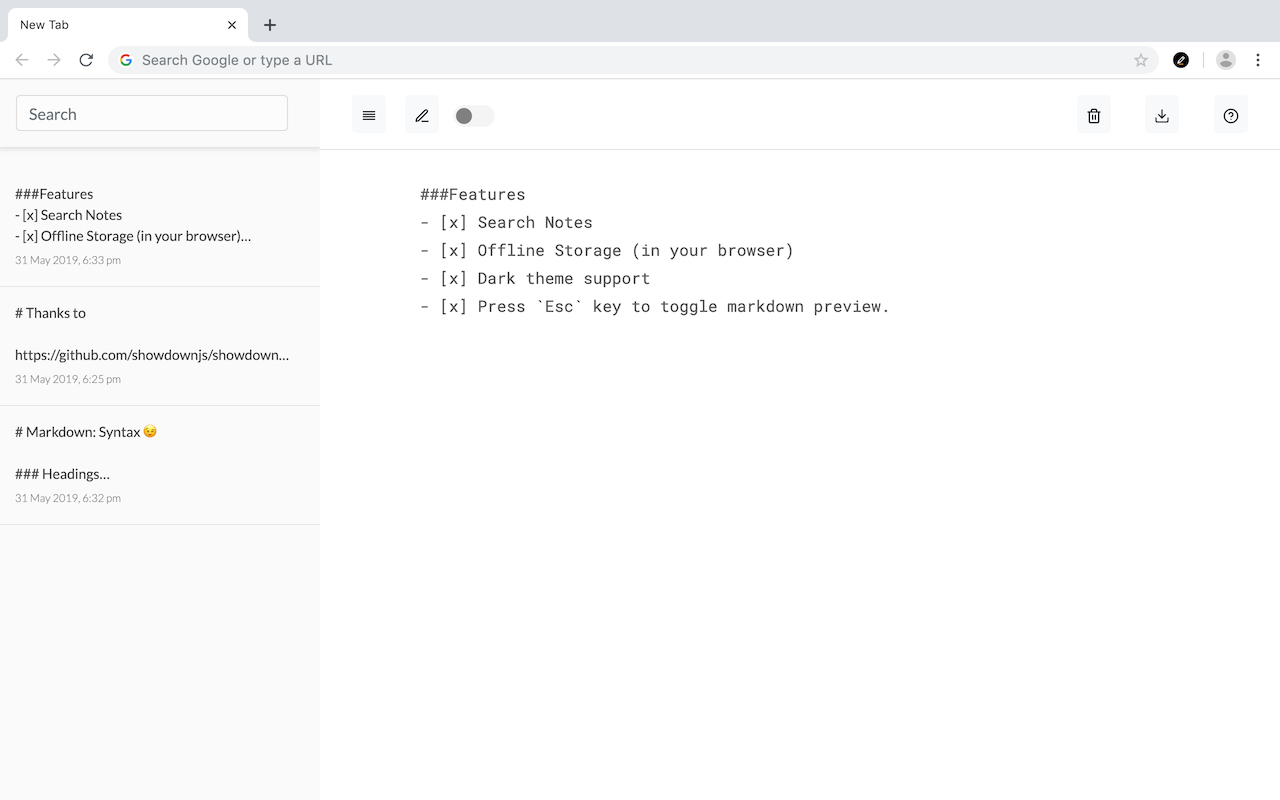 TabNotes chrome谷歌浏览器插件_扩展第2张截图