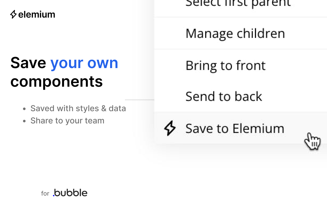 Elemium - Bubble Design System chrome谷歌浏览器插件_扩展第1张截图