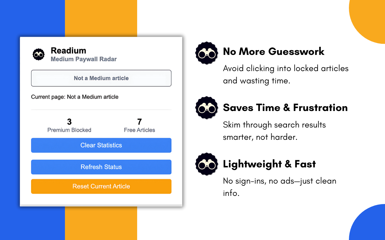 Readium - Medium Paywall Radar chrome谷歌浏览器插件_扩展第2张截图