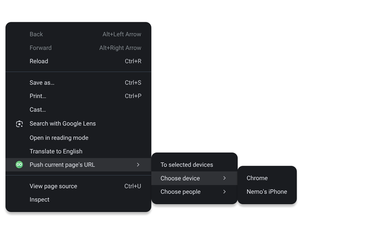 Push Go for Pushbullet chrome谷歌浏览器插件_扩展第1张截图