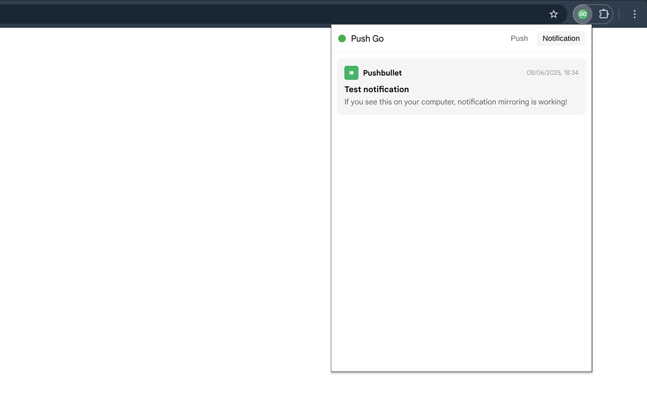 Push Go for Pushbullet chrome谷歌浏览器插件_扩展第4张截图