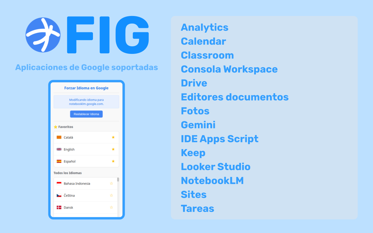 Forzar Idioma en Google chrome谷歌浏览器插件_扩展第1张截图