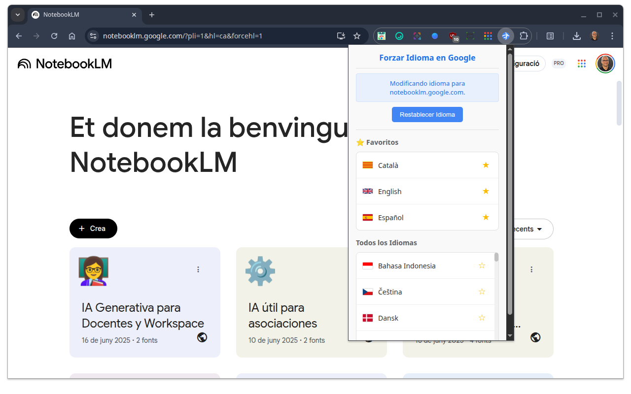 Forzar Idioma en Google chrome谷歌浏览器插件_扩展第2张截图