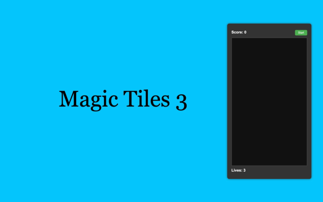 Magic Tiles 3 chrome谷歌浏览器插件_扩展第1张截图