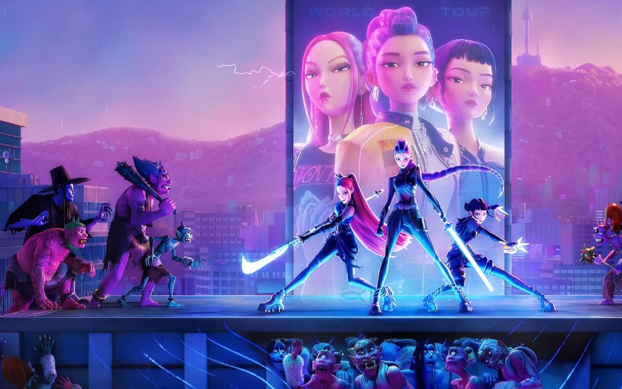 Kpop Demon Hunters Dark Encore Live Wallpaper chrome谷歌浏览器插件_扩展第3张截图