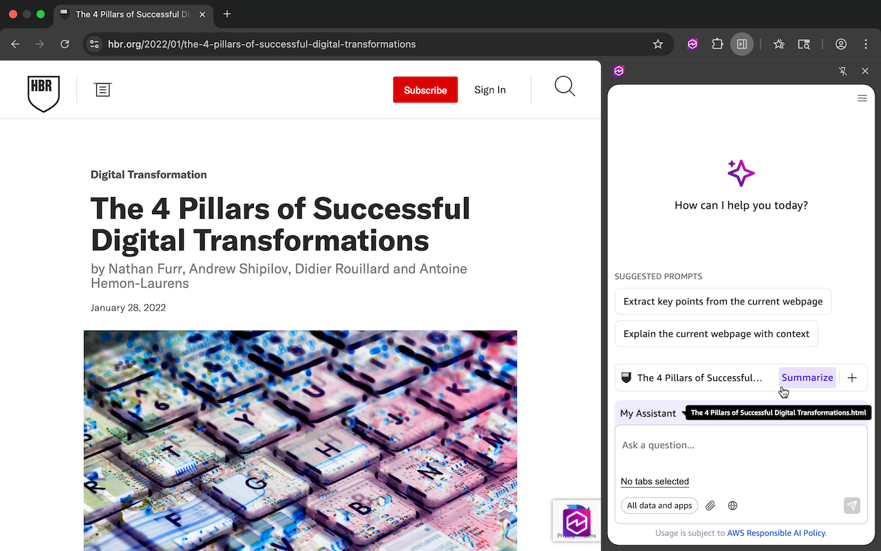 Amazon Quick Suite chrome谷歌浏览器插件_扩展第3张截图
