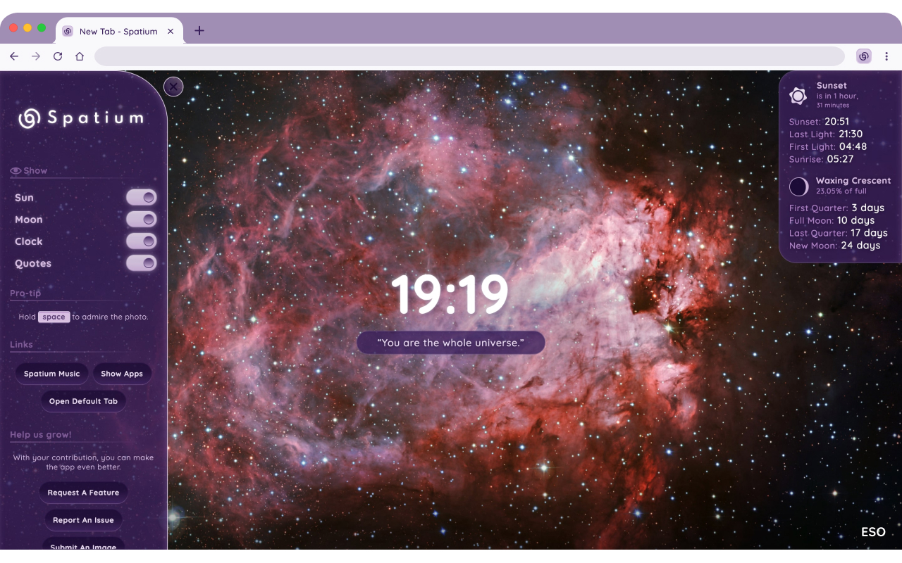 Spatium chrome谷歌浏览器插件_扩展第3张截图