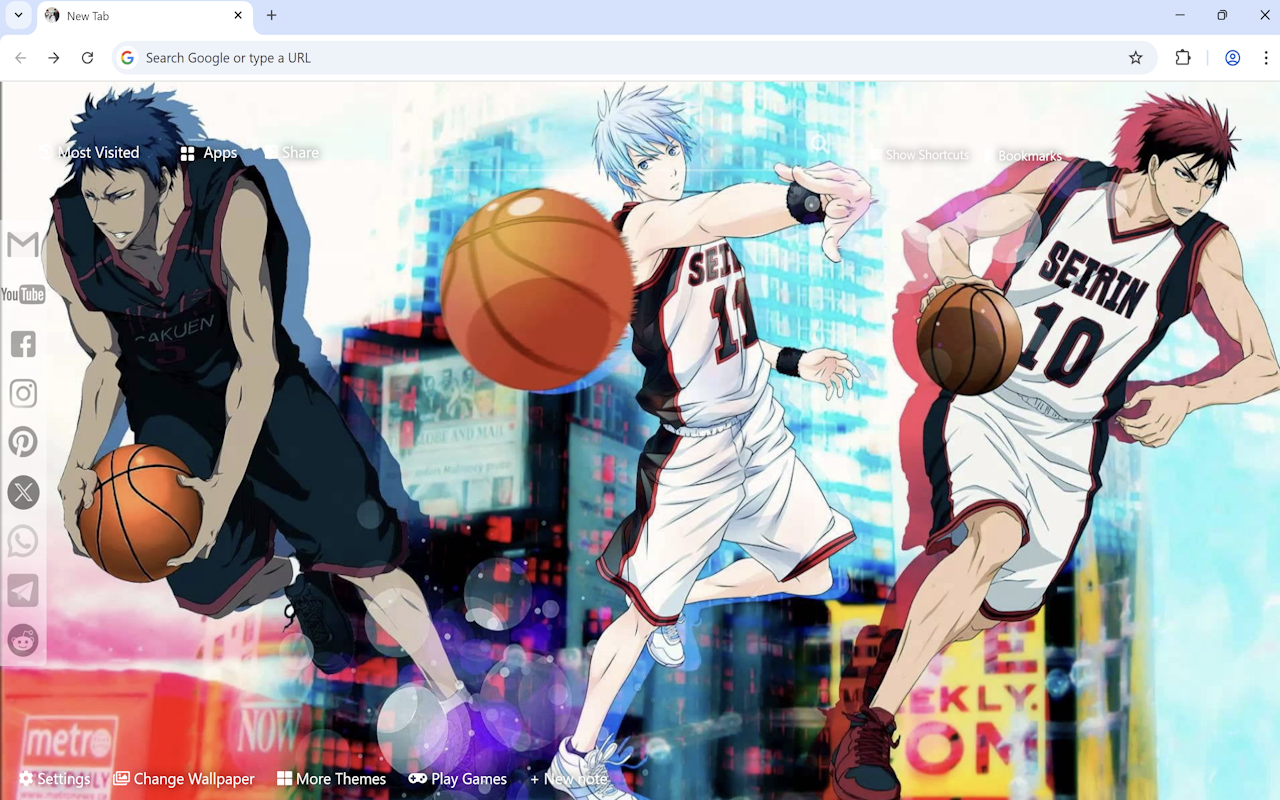 Kuroko no Basket Wallpaper chrome谷歌浏览器插件_扩展第2张截图