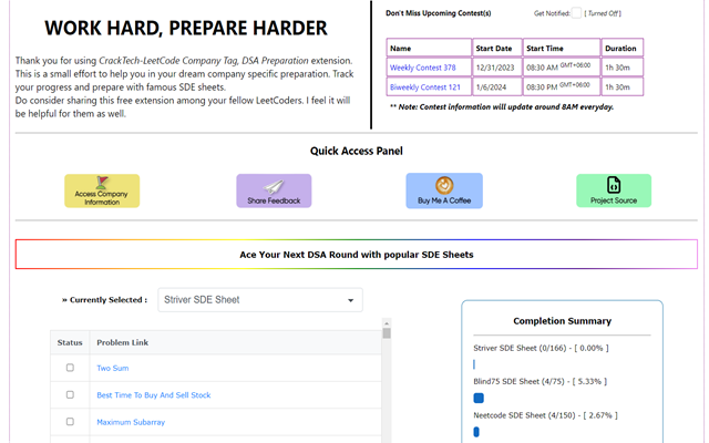 CrackTech - Tech Interview Preparation chrome谷歌浏览器插件_扩展第1张截图