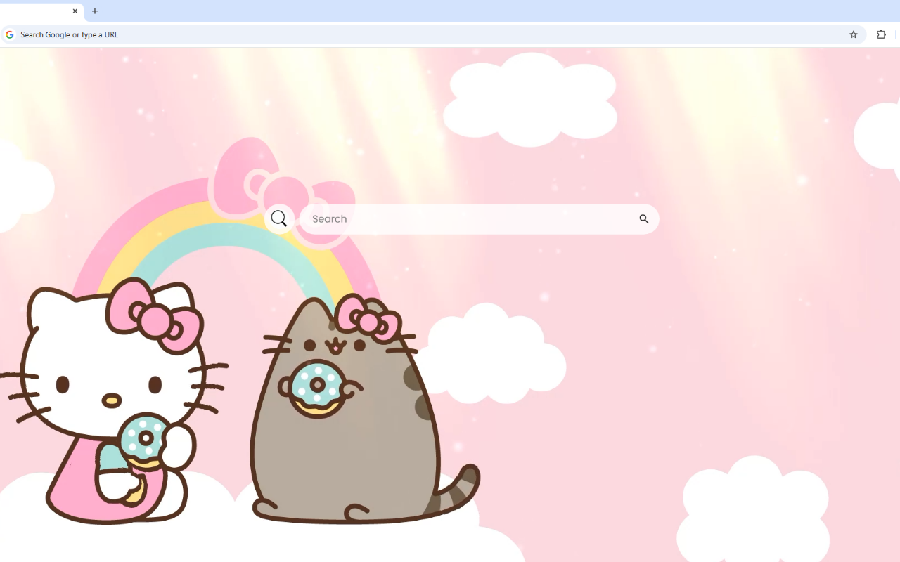 Hello Kitty Live Wallpaper chrome谷歌浏览器插件_扩展第2张截图