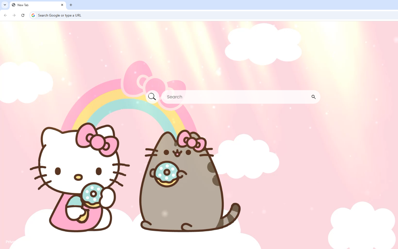 Hello Kitty Live Wallpaper chrome谷歌浏览器插件_扩展第4张截图