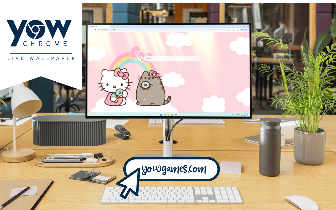 Hello Kitty Live Wallpaper chrome谷歌浏览器插件_扩展第5张截图