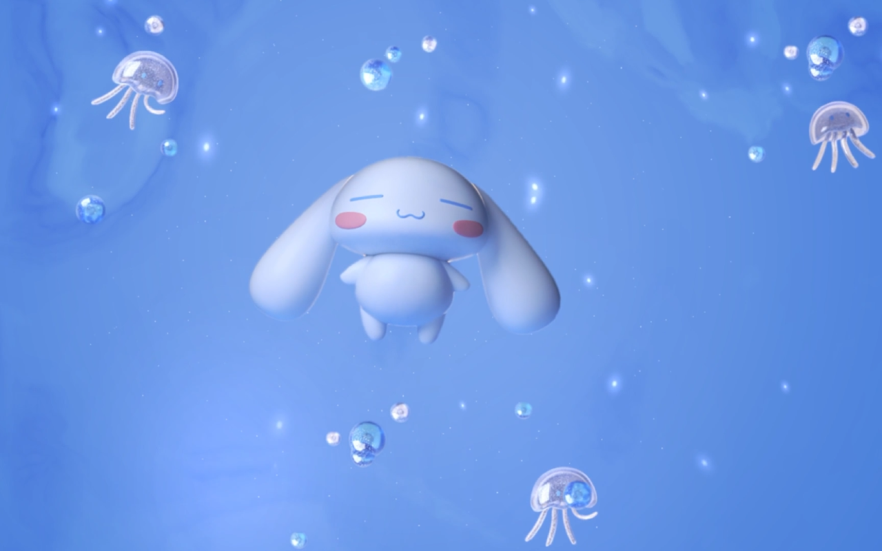 Cinnamoroll in Ocean Live Wallpaper chrome谷歌浏览器插件_扩展第2张截图